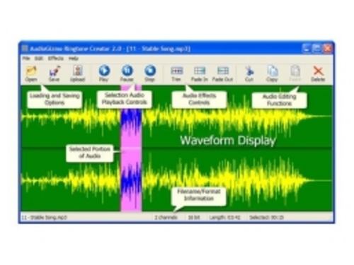 Product picture AudioGizmo Ringtone Creator(Software)
